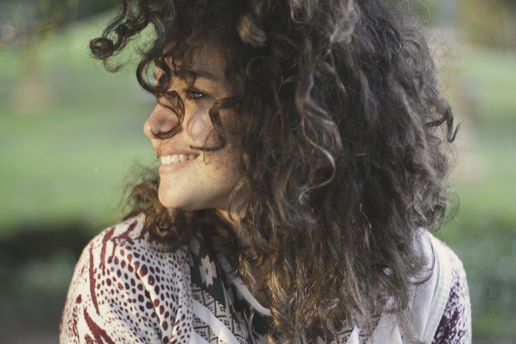 woman, profile, portrait